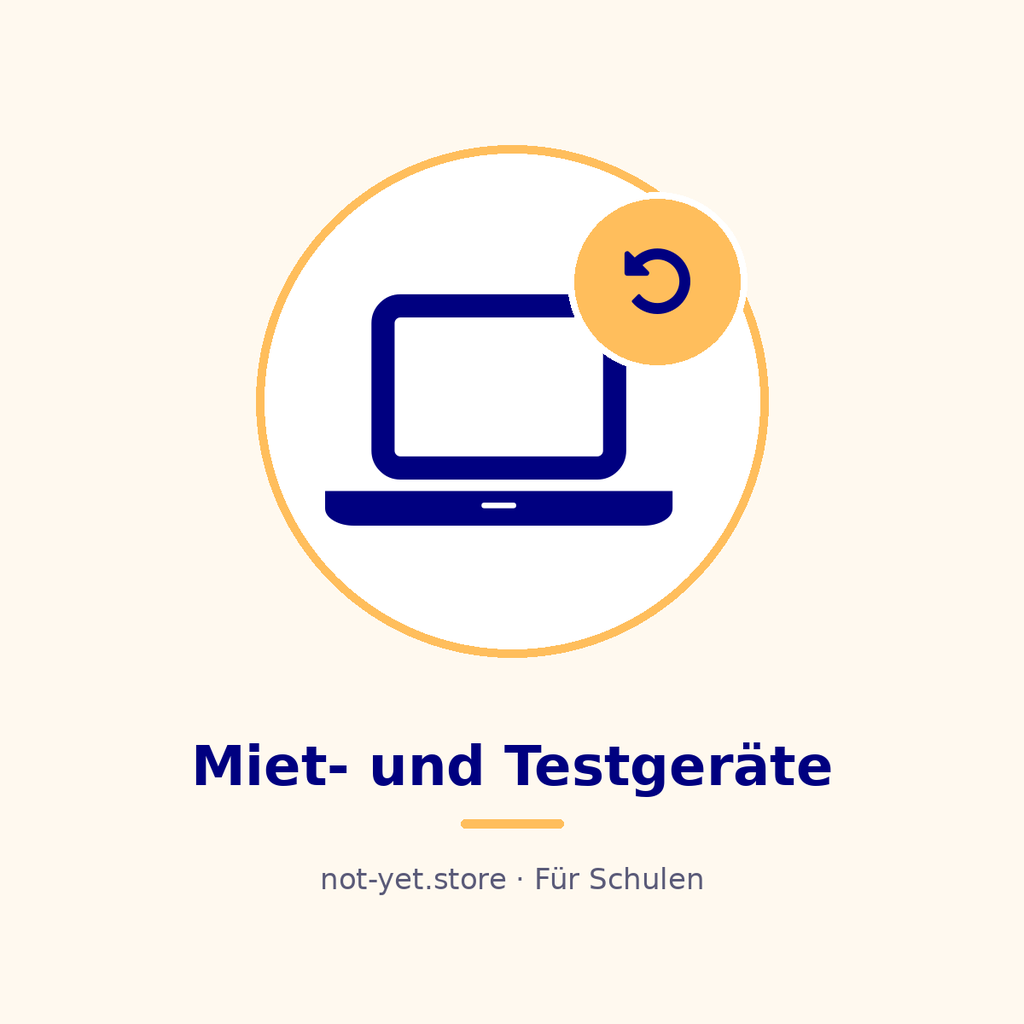 Miet- und Testgeräte: Klassensatz für eine Projektwoche