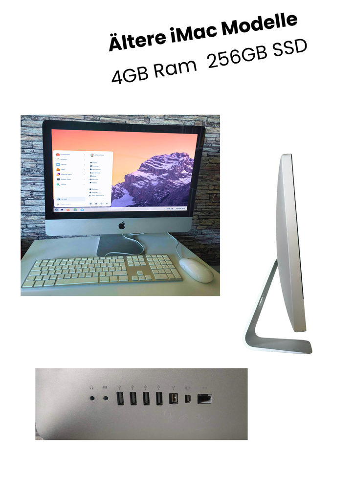 Super-Budget-Desktop-Angebot für Streaming, Musik und Office: iMac 10,1 21,5" refurbished mit Zorin OS Education